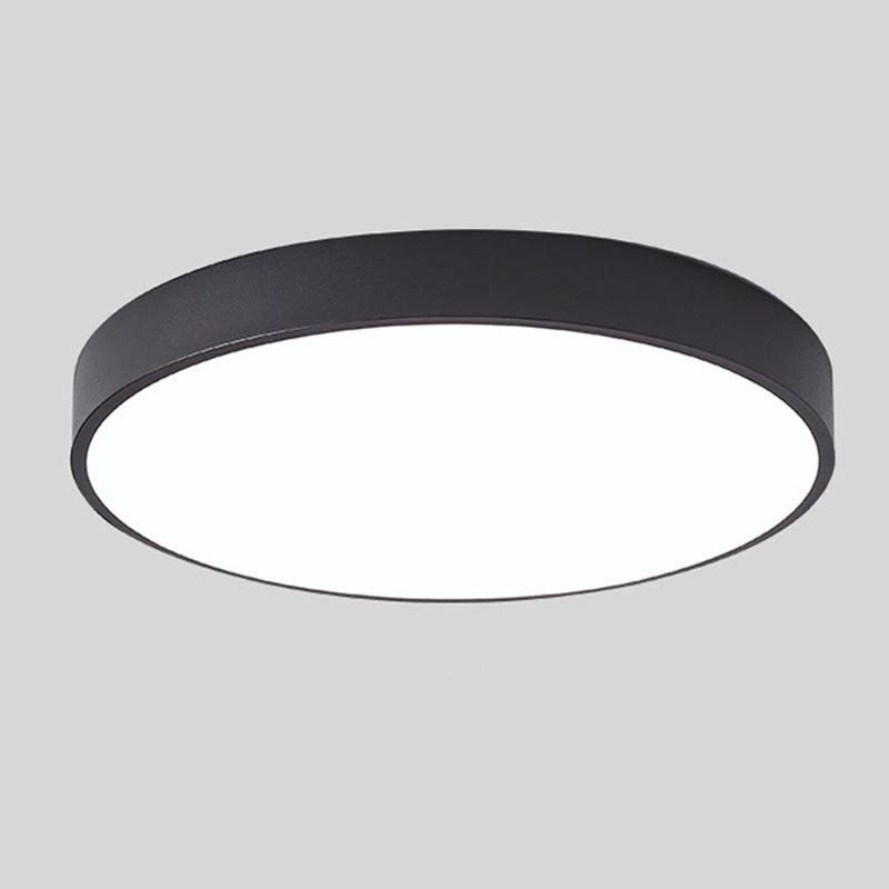 Scandinavian Wooden Circular LED Ceiling Light – Modern Energy-Saving Design