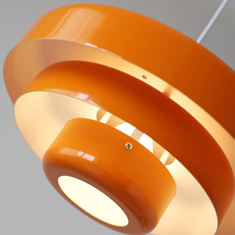 Bauhaus Metal Pendant Light – Modern Ceiling Lamp for Dining Room, Bedroom and Living Room