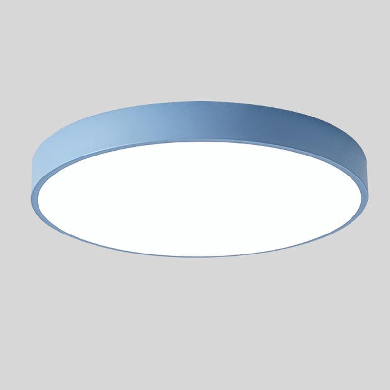 Scandinavian Wooden Circular LED Ceiling Light – Modern Energy-Saving Design