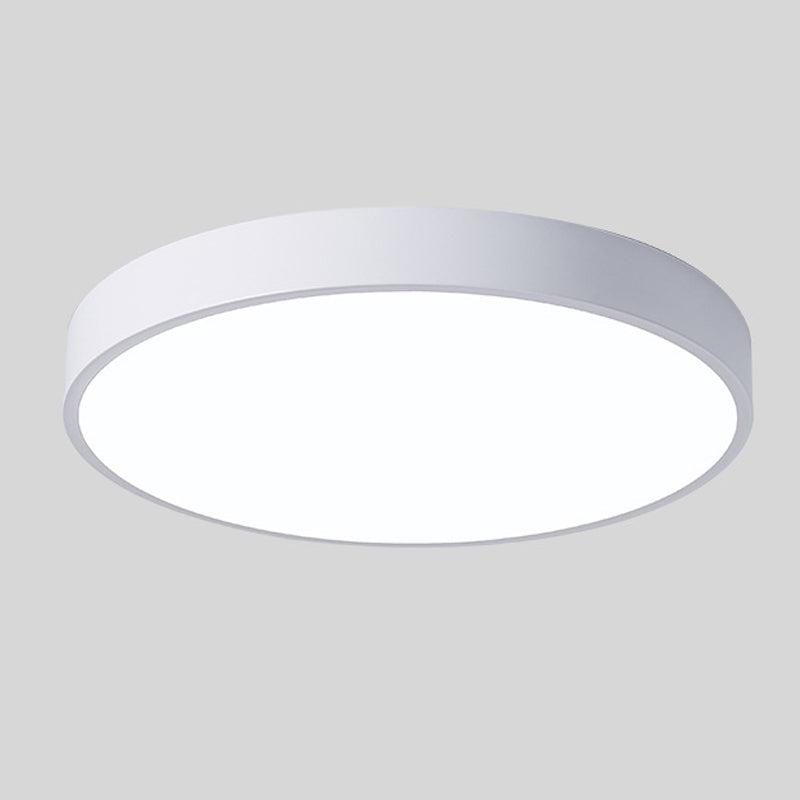 Scandinavian Wooden Circular LED Ceiling Light – Modern Energy-Saving Design