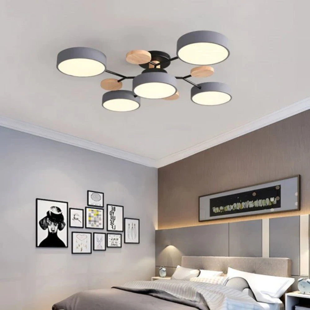 Scandinavian Branch LED Ceiling Light – Modern Energy-Saving Design