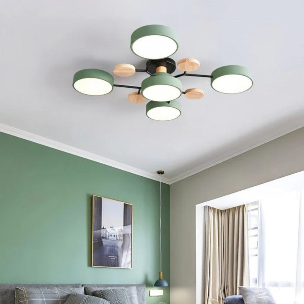 Scandinavian Branch LED Ceiling Light – Modern Energy-Saving Design