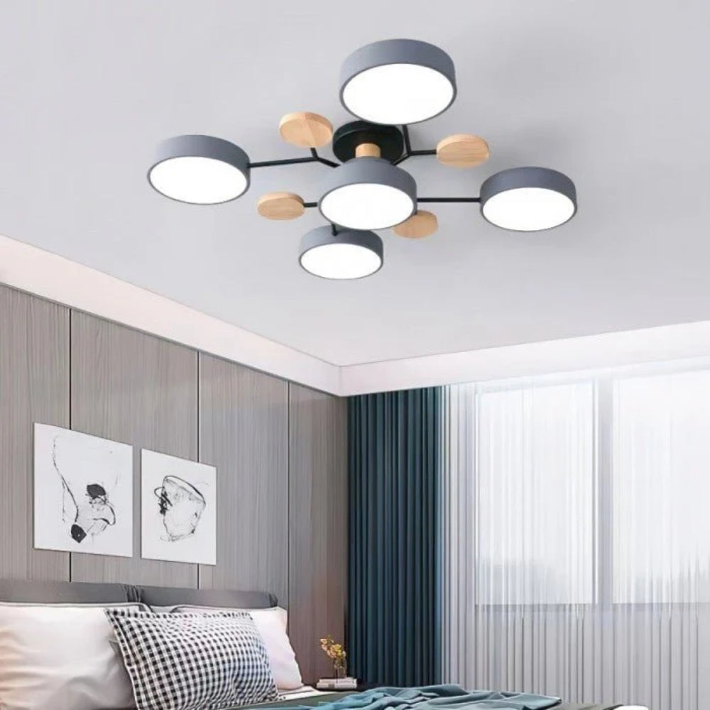 Scandinavian Branch LED Ceiling Light – Modern Energy-Saving Design