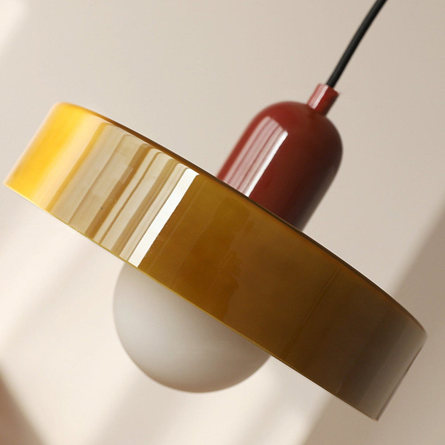 Bauhaus Style Pendant Light – Modern Dining & Living Room Ceiling Lamp