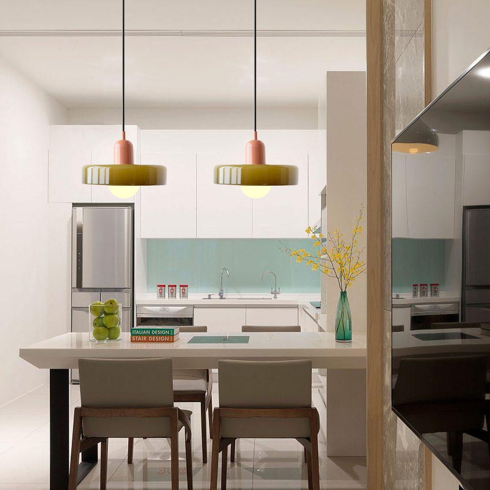 Bauhaus Style Pendant Light – Modern Dining & Living Room Ceiling Lamp