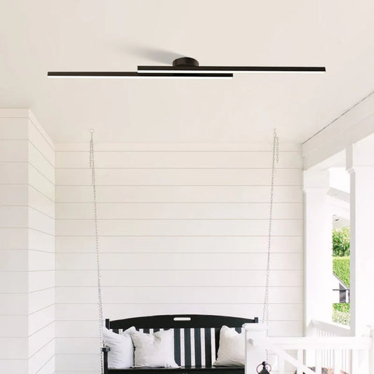 Minimalist LED Ceiling Lamp – Slim Strip Fixture for Modern Interiors