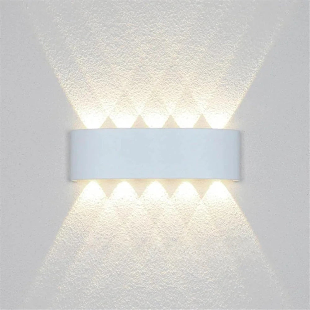 Modern wall light – stylish indoor and outdoor sconce in black or white