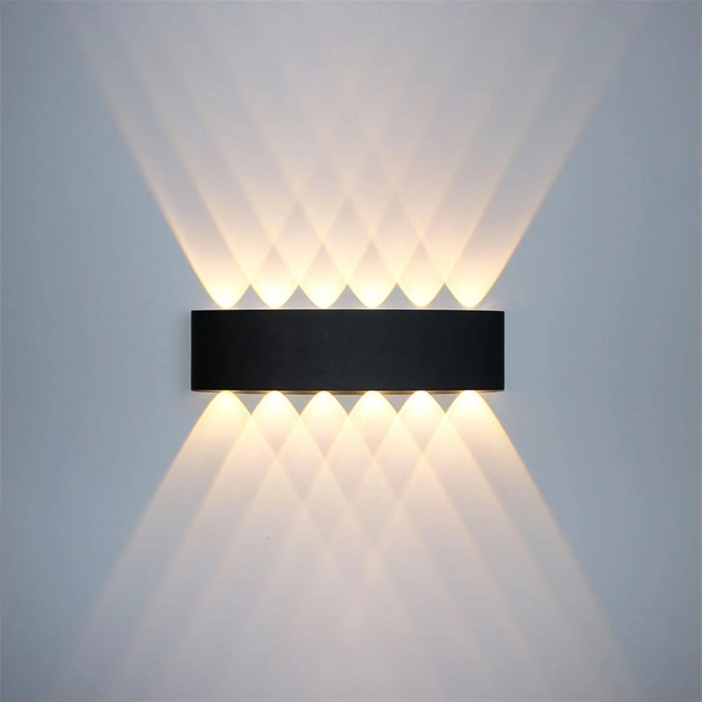 Modern wall light – stylish indoor and outdoor sconce in black or white