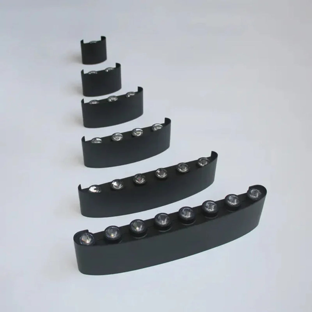 Modern wall light – stylish indoor and outdoor sconce in black or white