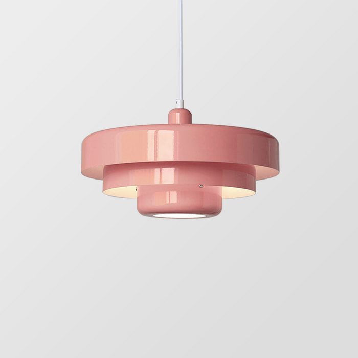 Bauhaus Metal Pendant Light – Modern Ceiling Lamp for Dining Room, Bedroom and Living Room