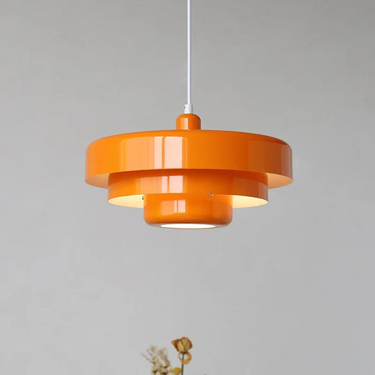 Bauhaus Metal Pendant Light – Modern Ceiling Lamp for Dining Room, Bedroom and Living Room