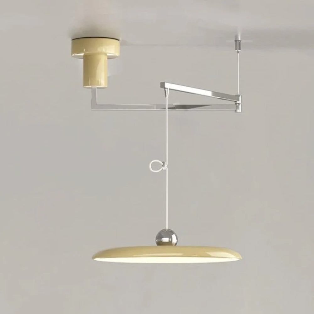 Adjustable Swing Arm Pendant Lamp – Warm Glow Integrated LED