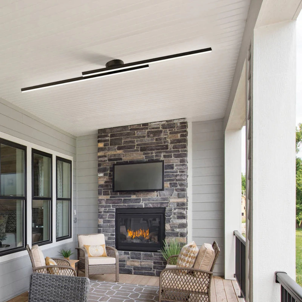 Minimalist LED Ceiling Lamp – Slim Strip Fixture for Modern Interiors