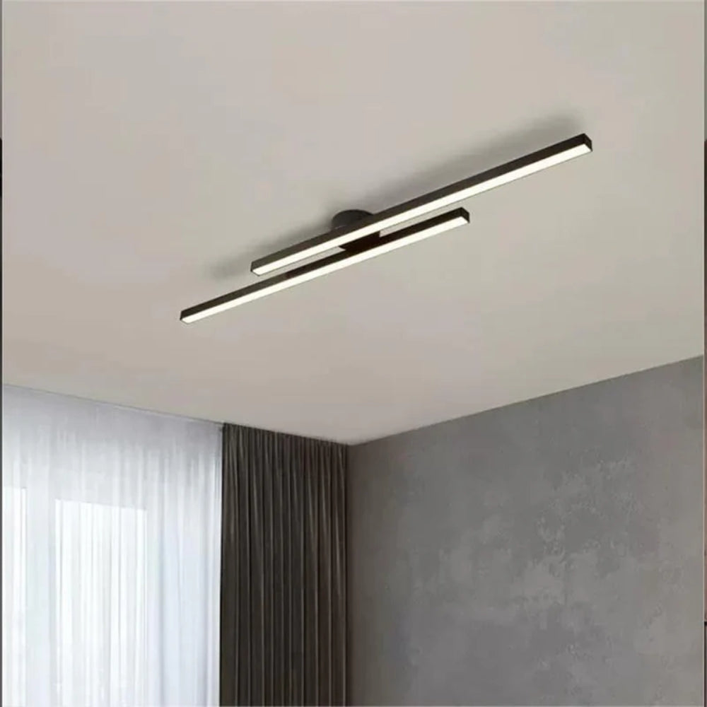 Minimalist LED Ceiling Lamp – Slim Strip Fixture for Modern Interiors