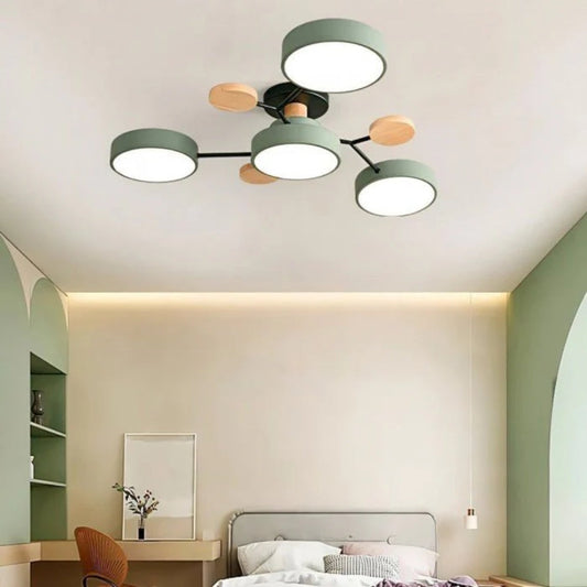 Scandinavian Branch LED Ceiling Light – Modern Energy-Saving Design