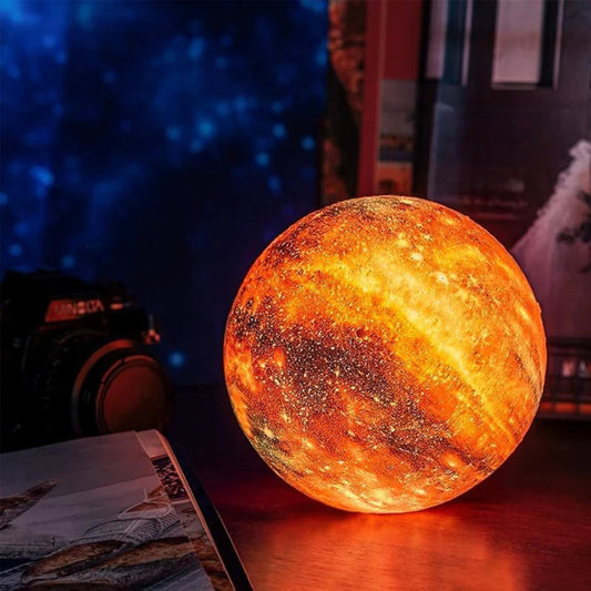 Starry Sky Table Lamp – Rechargeable Night Light with Touch Control